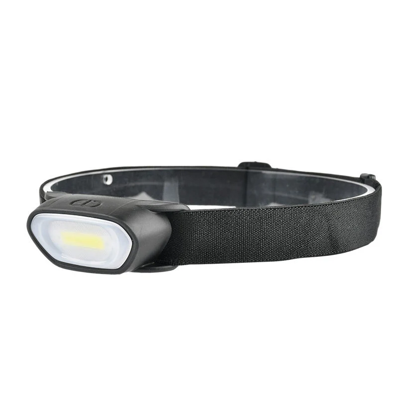 Glodmore2 Customized Logo Lightweight Dismountable 2*AA Dry Battery TPR LED Headlamp Headlight with 3 Modes