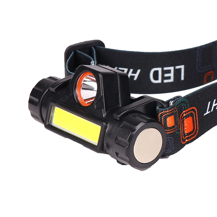 Brightenlux China 1 COB LED 300 Lumen 90 Adjustable Waterproof Multifunctional Sensor Rechargeable COB LED Tactical Mini Headlamp