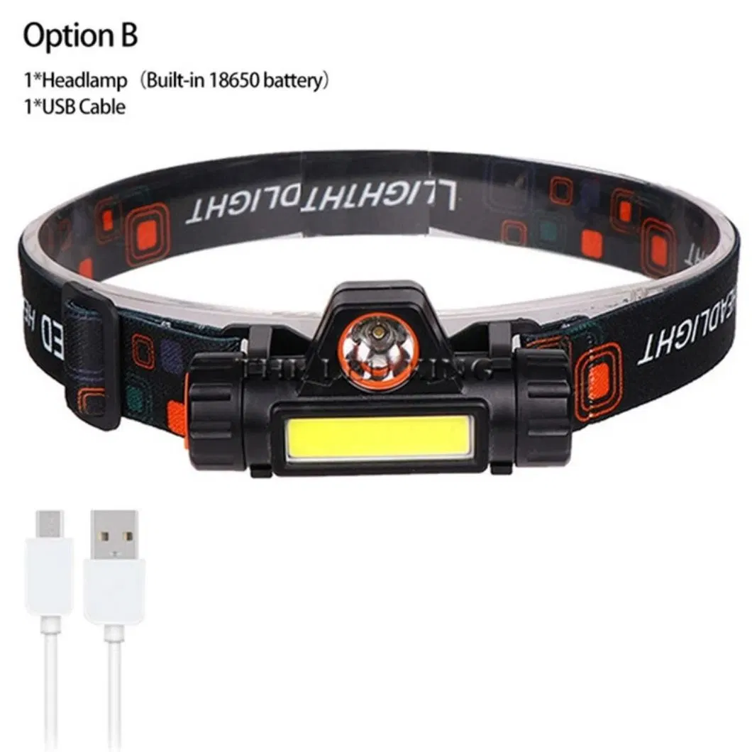 Helius Mini XPE+COB USB Rechargeable Waterproof LED Headlamp