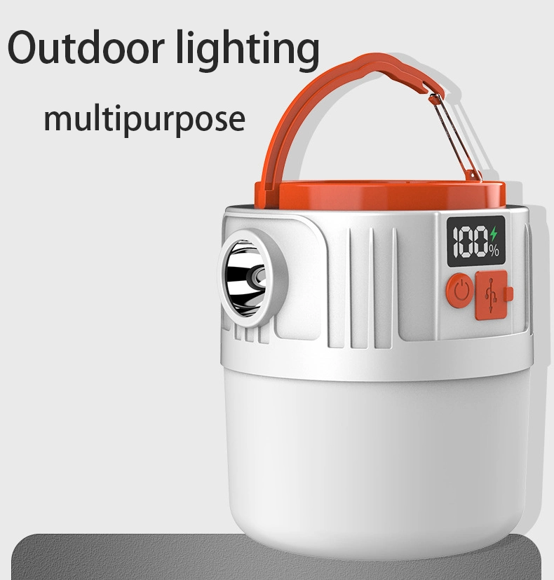 Portable LED Camping Lighting Outdoor Lantern lamp Solaire Rechargeable Multifunction Emergency LED Solar Camping Lamp Light