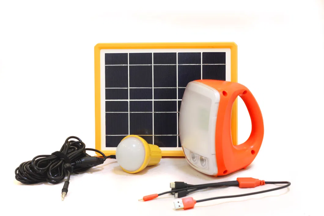 3 Mode Light/LED Bulbs/Solar Reading Lamp with USB Chargers Cable