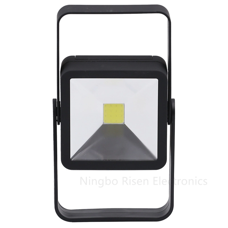 Outdoor Indoor Portable Plastic Floodlight Camping Lantern Handheld COB LED Work Light