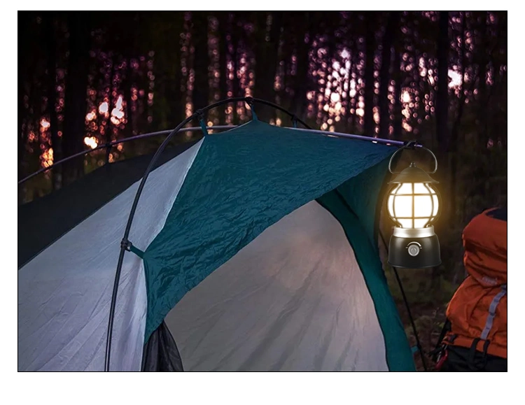 Outdoor Retro Battery Operated Dimmable Wireless Tent LED Camp Light
