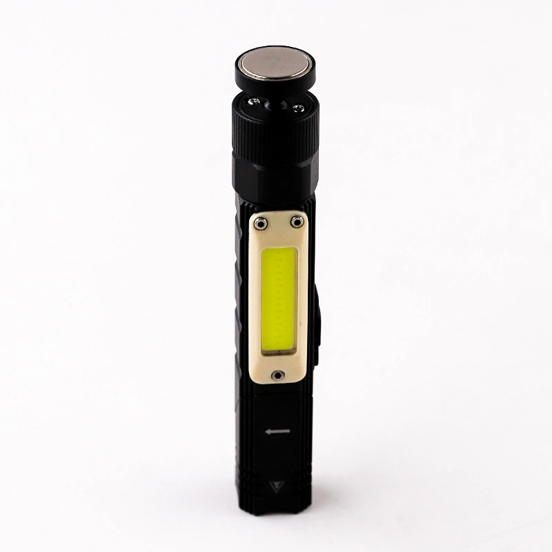 Goldmore11 Aluminium Alloy Rechargeable COB Multi-Function Flashlight Working Lamp Elbow Adjustable