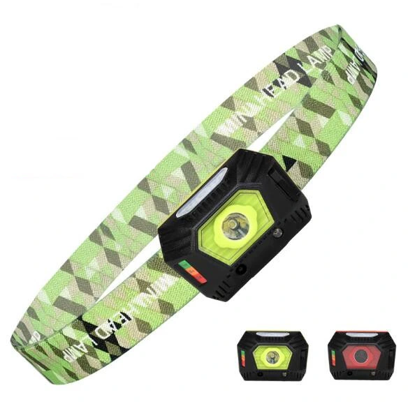 Motion Sensor USB Rechargeable Night Lfishing Headlamp