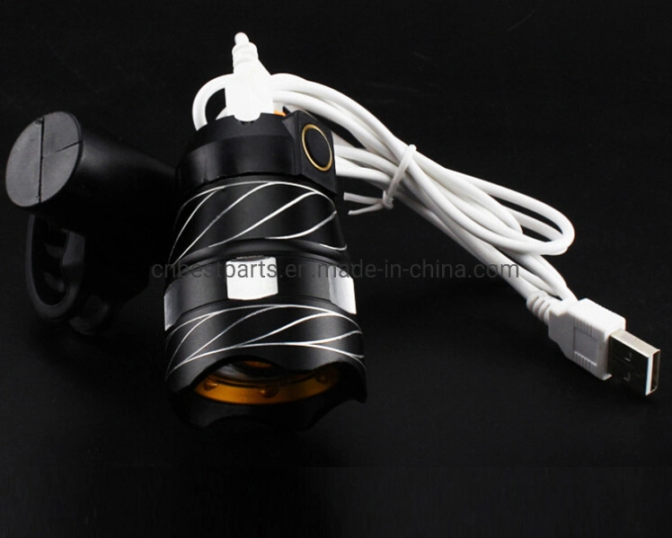 Rechargeable Xml T6 LED Bicycle Bike Light Front Cycling Light Head Lamp