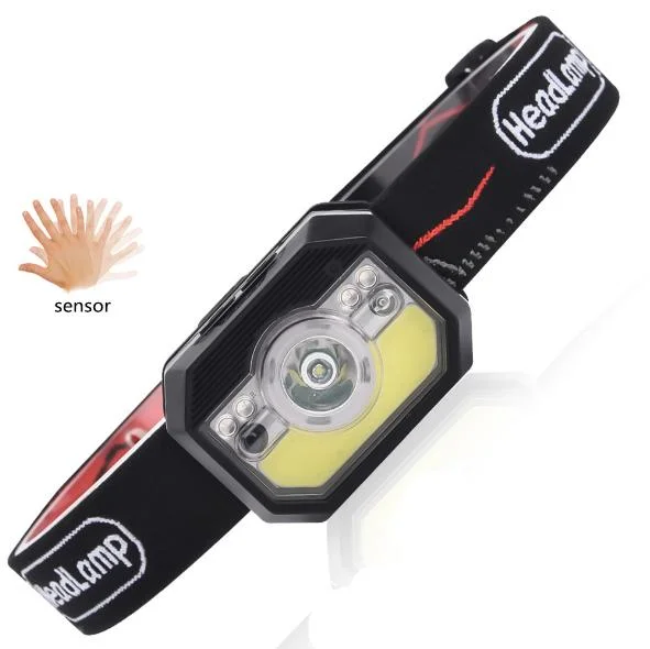 Super Bright Motion Sensor Headlight Flashlight Outdoor Running Headlamp