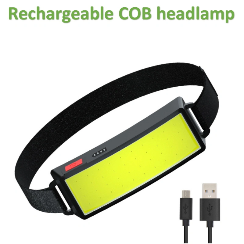 Wholesale Outdoor Decorative COB Flood Strap Rechargeable Headlamp Hot Sale All Perspective Induction Headlamp Quality Torch LED Headlamp