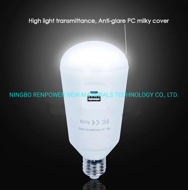 Solar LED Bulb Light Camping Light Rechargeable Bulb Solar Hanging Light with 7W Emergency Energy Saving