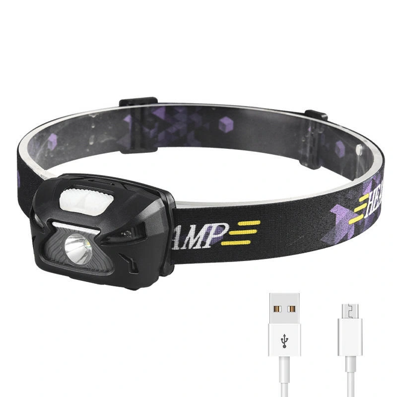 Glodmore2 2in1 Red and White High Power Fishing Night Jogging Rechargeable Headlamp