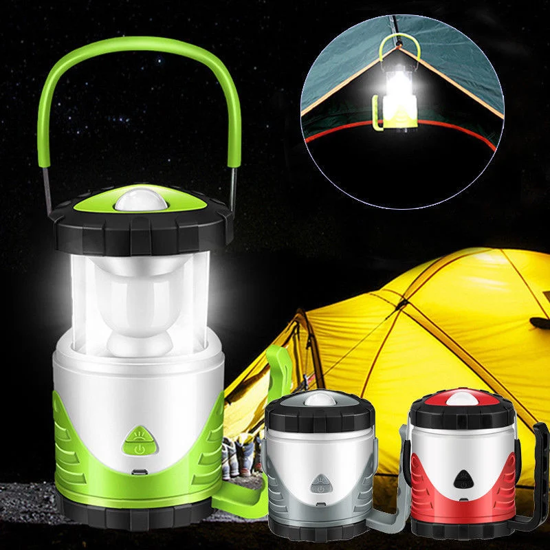 Wholesale Battery Powered Outdoor Camping Tent Decoration Lantern Emergency Portable Collapsible Camping Lamp Quality Folding Camping Light