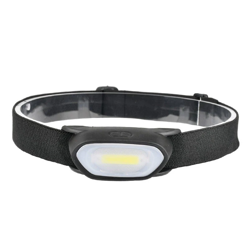 Glodmore2 Customized Logo Lightweight Dismountable 2*AA Dry Battery TPR LED Headlamp Headlight with 3 Modes