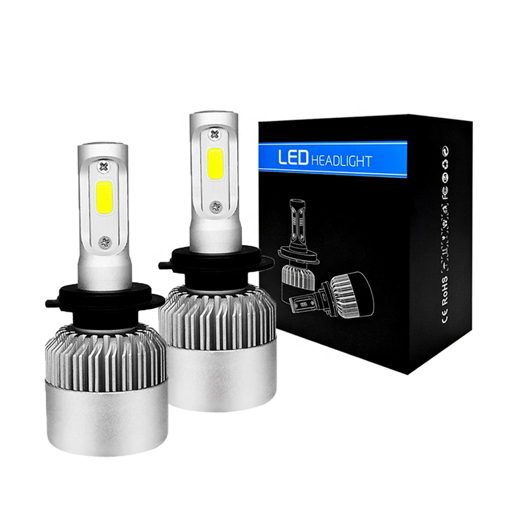 Super Bright S2 Car Headlight Bulb H1 LED H3 H4 H7 H1 LED 3000K&6000K&8000K 3 Color Headlamp H8 H9 H11 9005 9006 Hb3 Hb4 880