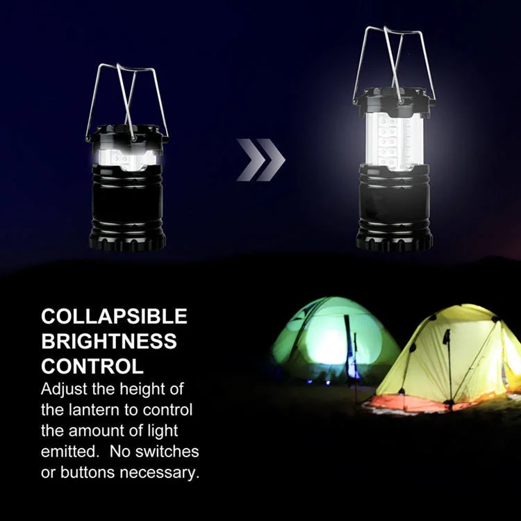 Goldmore2 LED Camping Lantern Portable Collapsible Outdoor Light Emergency Lamp