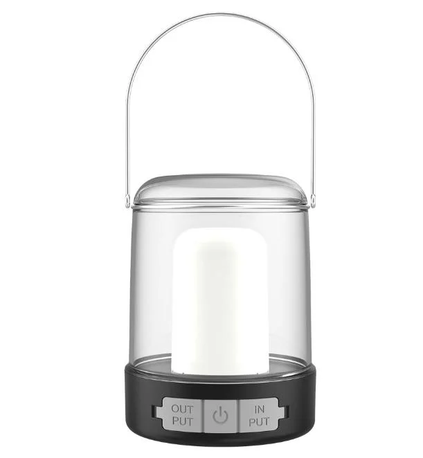 Rechargeable Camping Lantern Outdoor Emergency LED Decorative Light for Camp Tent with Power Bank 3.7V 1500mAh Hanging Camping Lighting