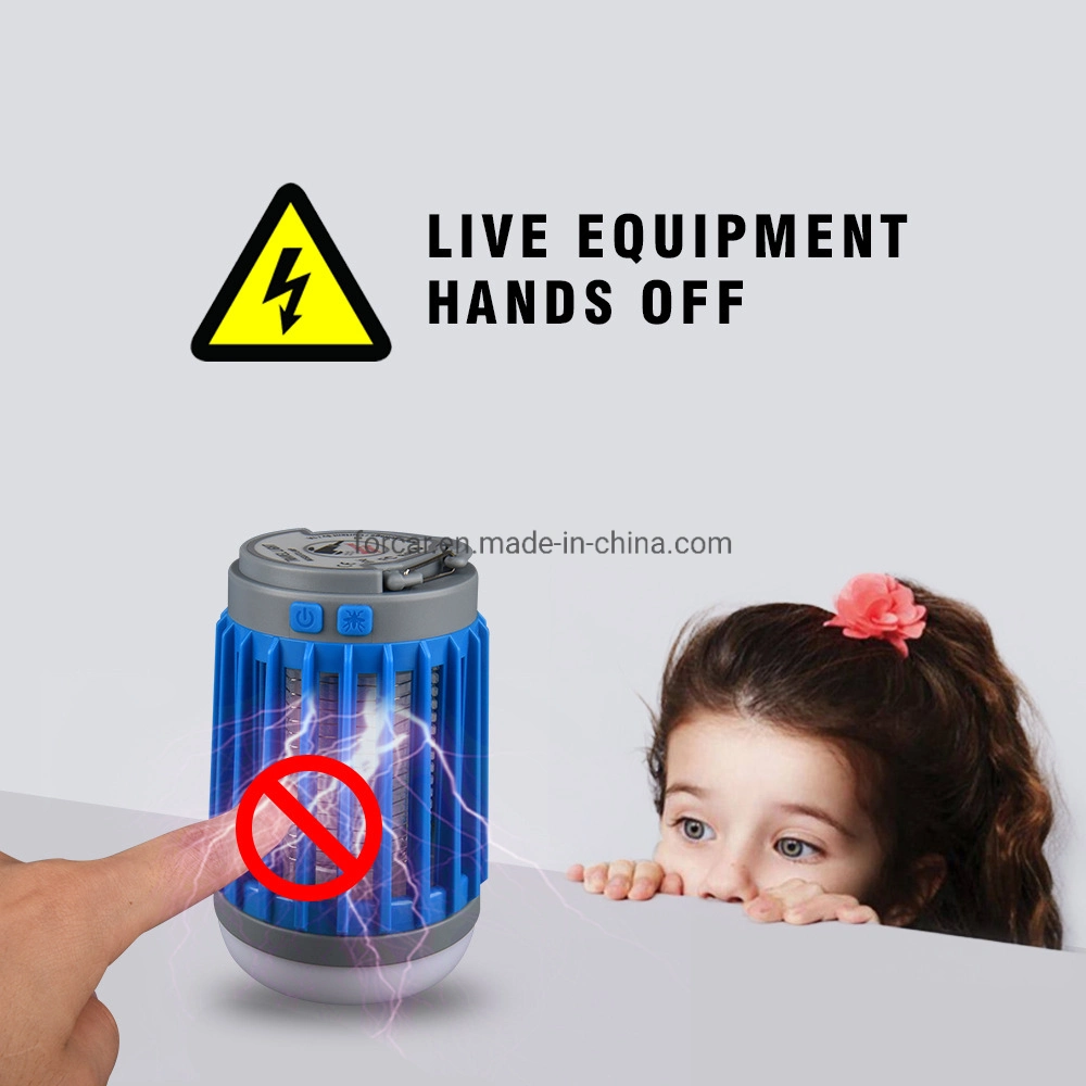 Waterproof Rechargeable LED Camping Lantern Flashing 3-in-1 Portable Compact Camping Gear Mosquito Camp Lamp Emergency LED Camping Light