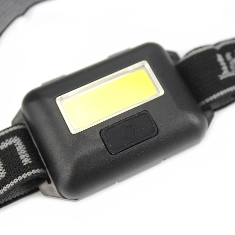 3 AAA Dry Battery Plastic LED Torch Headlamp