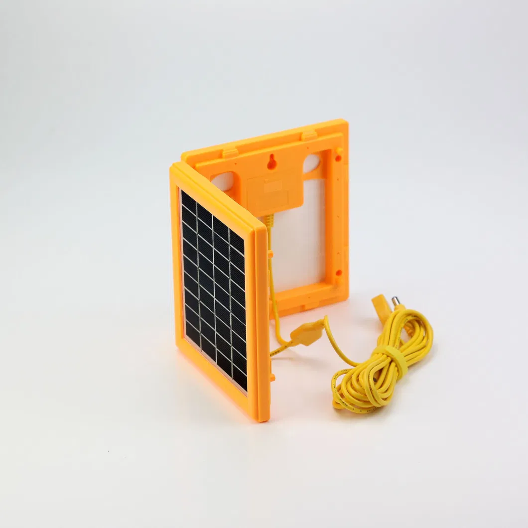 4500mAh Battery LED Solar Lamp with Mobile Phone Chargers for Emergency/Camping or Reading