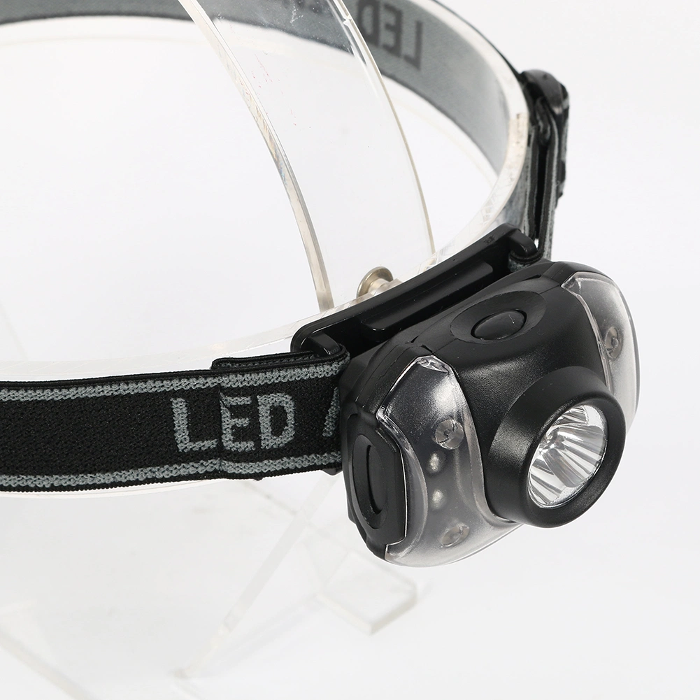 Yichen LED Headlamp with 3 White LED Light, 4 Red LED Flash Light