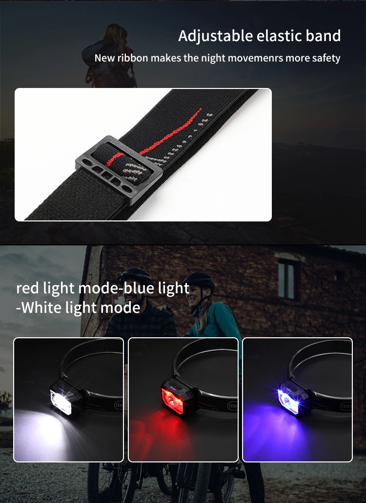 Intelligent Induction Headlamp USB Rechargeable 5W Xpg LED Headlamp