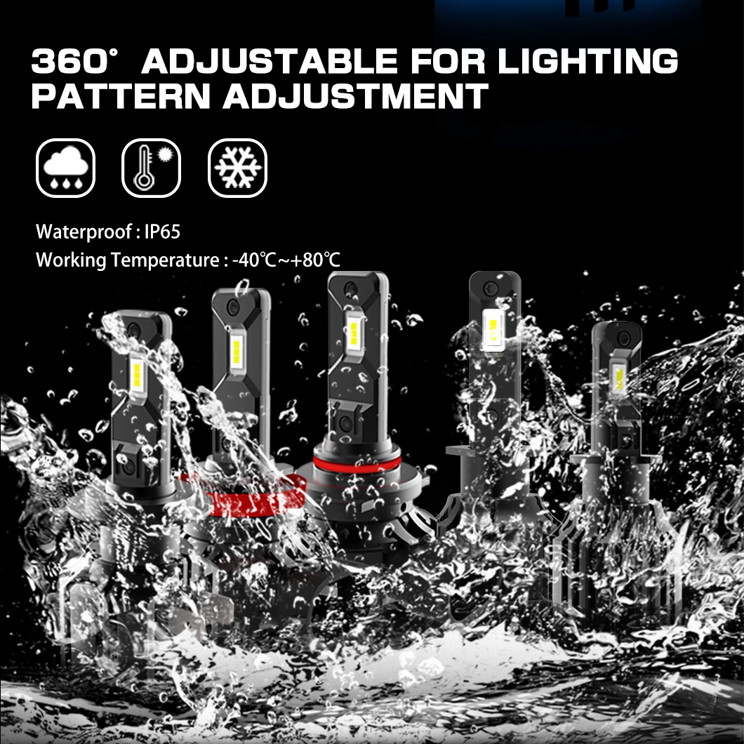 G-View G9A White(6000K) H1 H3 H7 H8 H11 H16 9005 9006 881 Bus Headlamp HB3 LED High Lumen