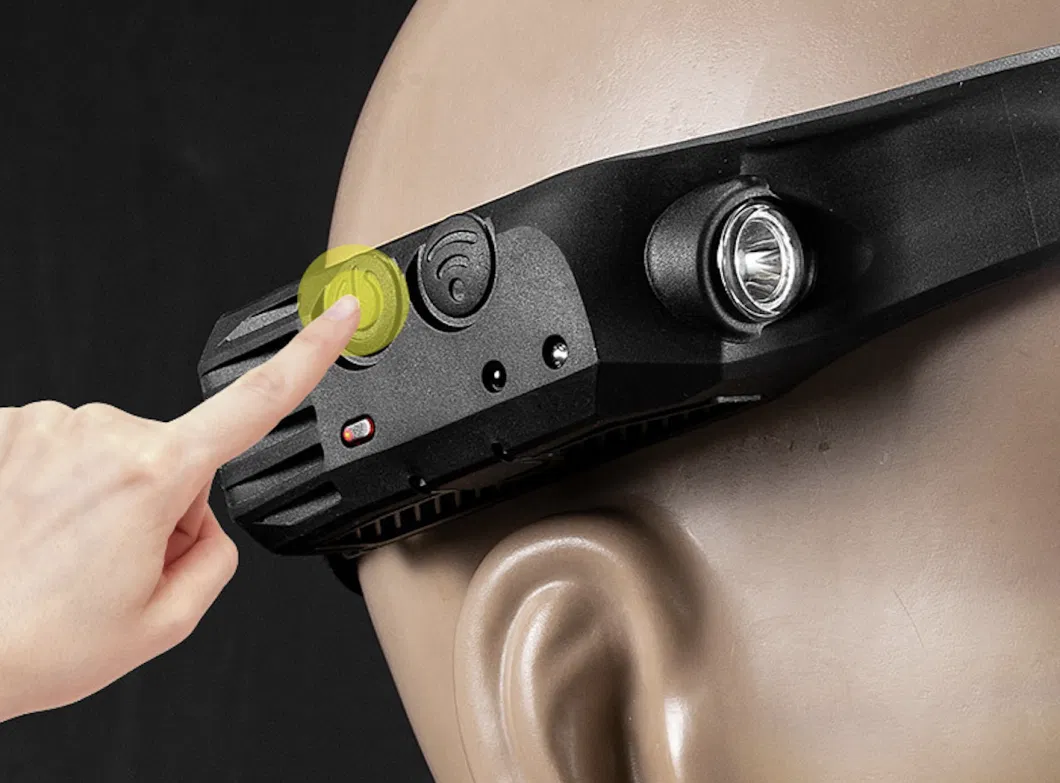 USB Charging COB Headlamp with LED Headband with Wave Induction