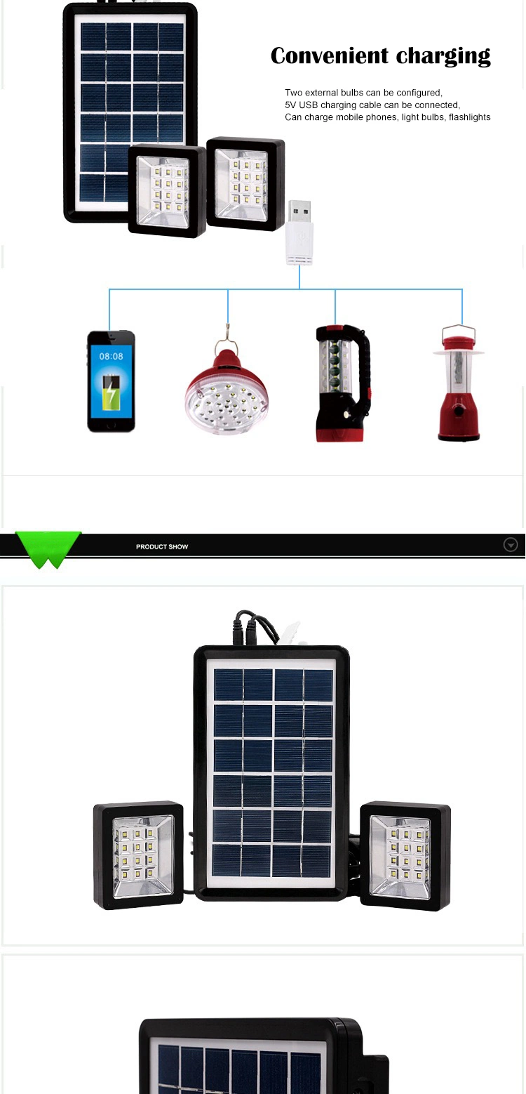 Mini Solar Panel 5 in 1 USB Cell Phone Battery Portable 5W 10W 15W 20W 35W 40W 5V Outdoor Hiking Camping Backpack Solar Charger Light