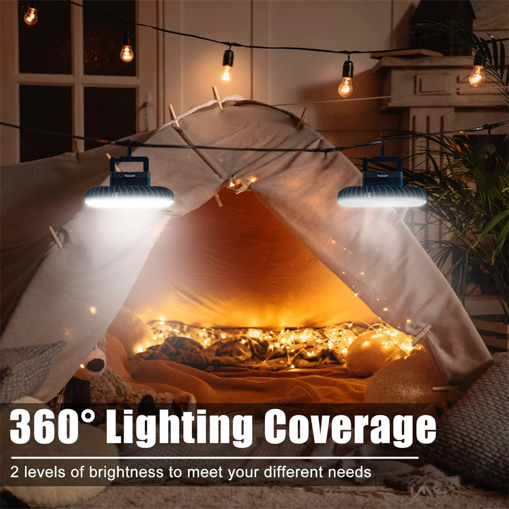 Outdoor USB Charging Fan Camping Light Energy-Saving Hand Lamp Indoor Tent Lights with Fan