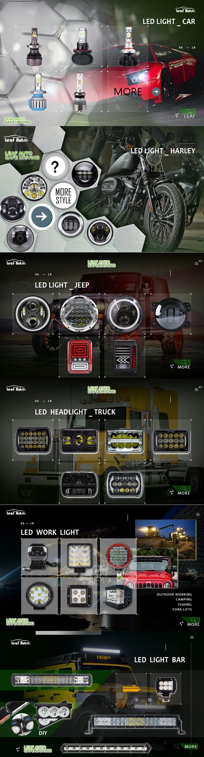 Super Bright H4/H13/ H7/H8/H11/9005/9006/880/881 Kit Lampada Farol Bombillo Luz LED Focos LED Kit Luces LED S1 LED Headlamp