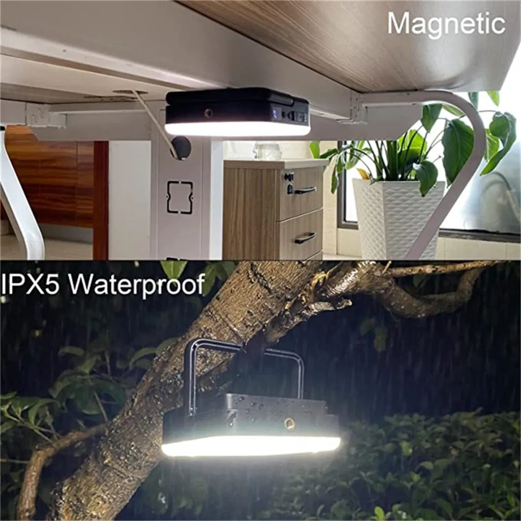 13500mAh Rechargeable Lamp Emergency IP65 Power Bank Portable LED Outdoor Lighting Waterproof Camping Light