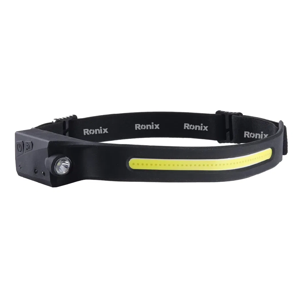 Ronix Rh-4289 5W Rechargeable &amp; Motion Sensor Headlamp-350lm Lightening