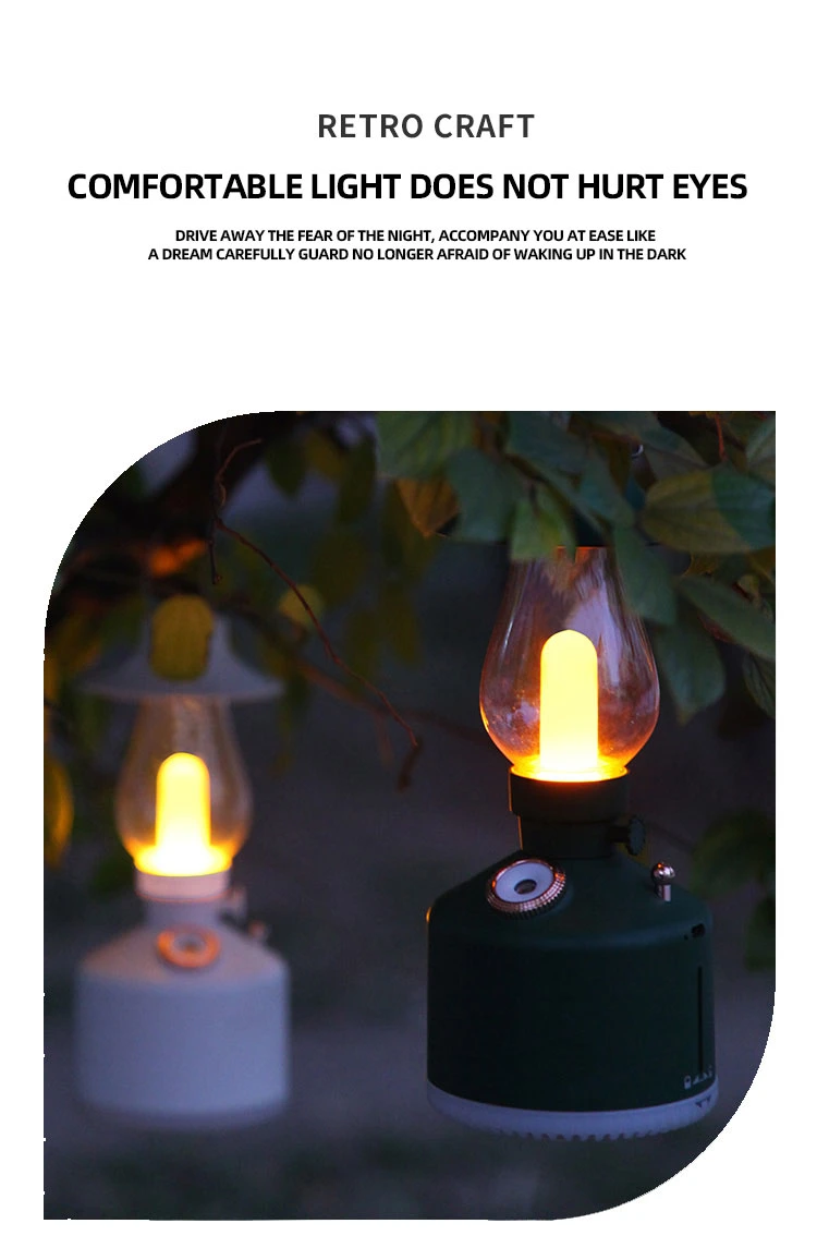 Purifier Air Humidifier Outdoor Travel Battery Dimmable Multifunctional Vintage Camping Light