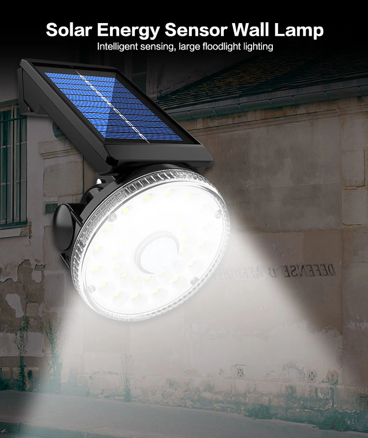 Brightenlux Technology-Controlled Ipx4 Waterproof Lighting Solar Energy Sensor Wall Lamp with 3 Light Modes