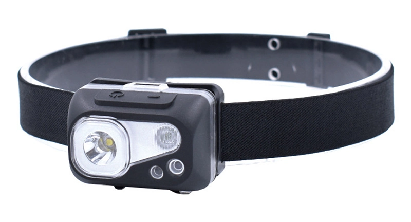 Wholesale Waterproof Ultra Bright 5W Headlight Torch with 6 Flash Modes 3.7V 1200mAh Emergency Camping Headlamp LED Headlamp