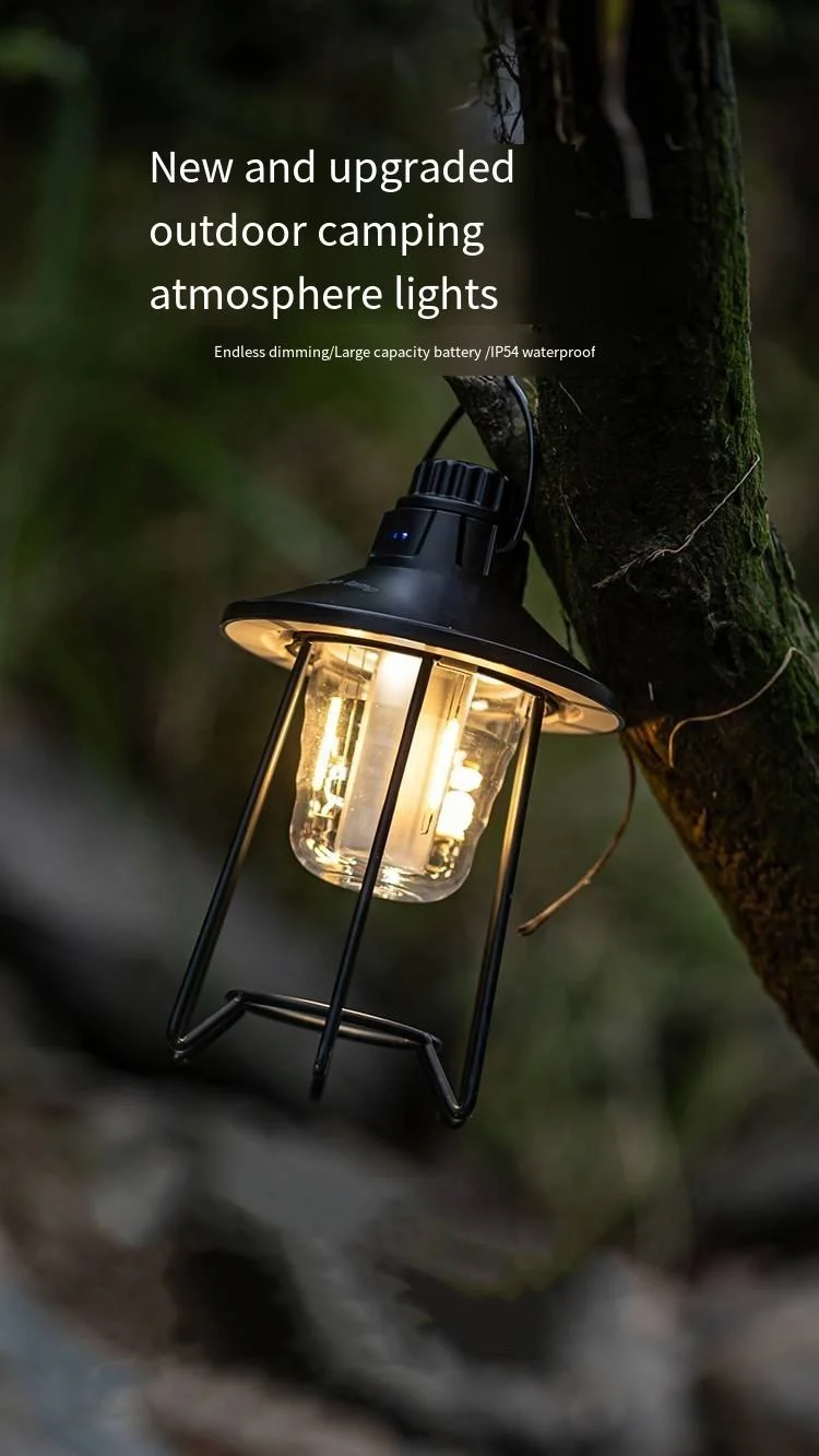 Manufacturer Antique Portable Outdoor Camping Light Atmosphere Light Ultra Long Endurance