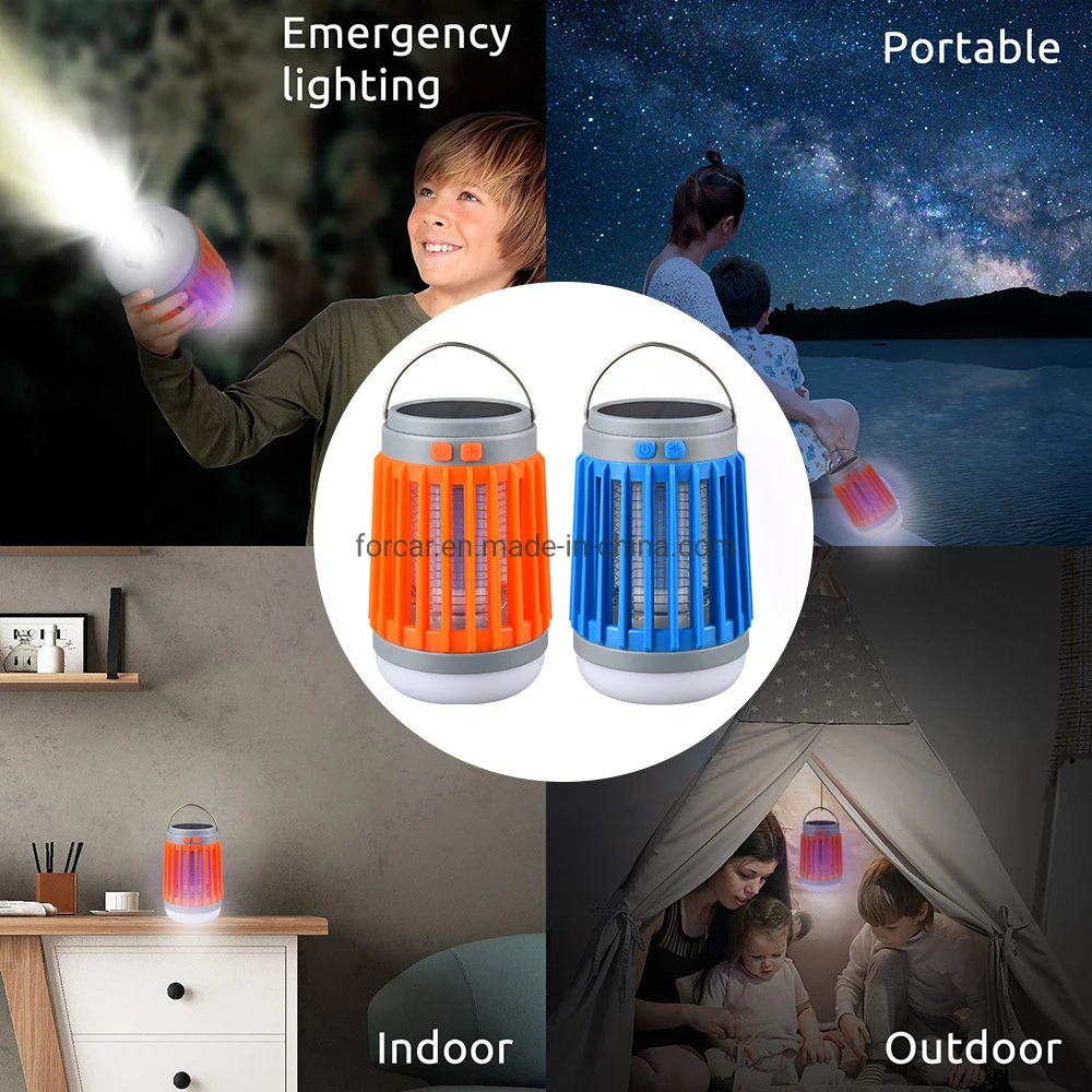 Waterproof Rechargeable LED Camping Lantern Flashing 3-in-1 Portable Compact Camping Gear Mosquito Camp Lamp Emergency LED Camping Light