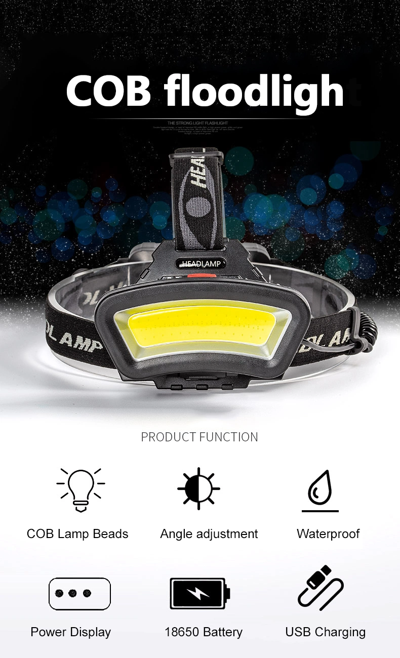 High Power Waterproof Camping Helmet Flashlight Headlight LED Headlamps for Surgical Mining