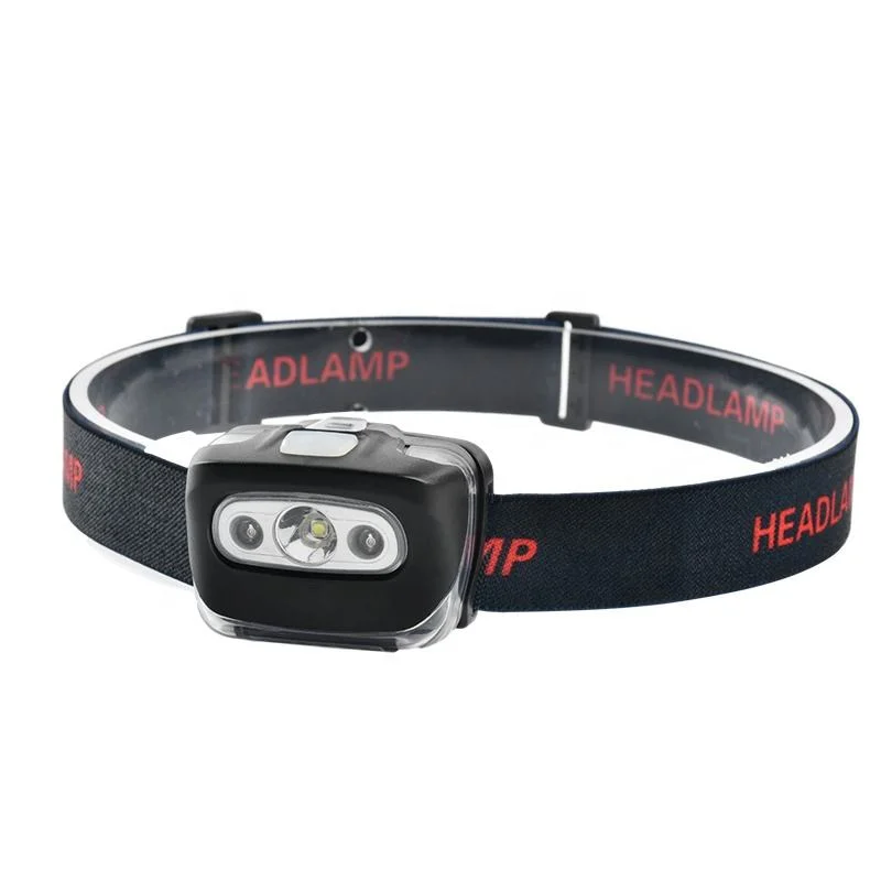 Glodmore2 Factory Supply ABS Plastic Long Range Outdoor Hiking Camping Running Waterproof Lightweight 5W High Power LED Headlamp