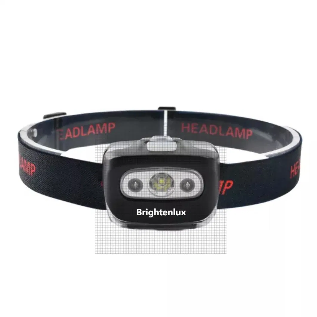 Glodmore2 Factory Supply ABS Plastic Long Range Outdoor Hiking Camping Running Waterproof Lightweight 5W High Power LED Headlamp