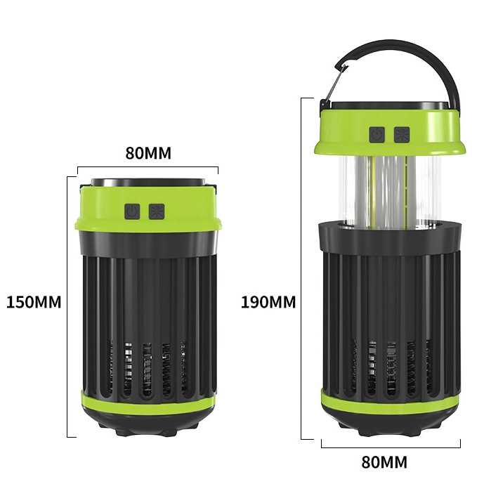 Wholesale Outdoor Auto Solar Camping Tent Lantern Rechargeable Mosquito Killing Camping Lamp Portable Emergency LED Camping Light