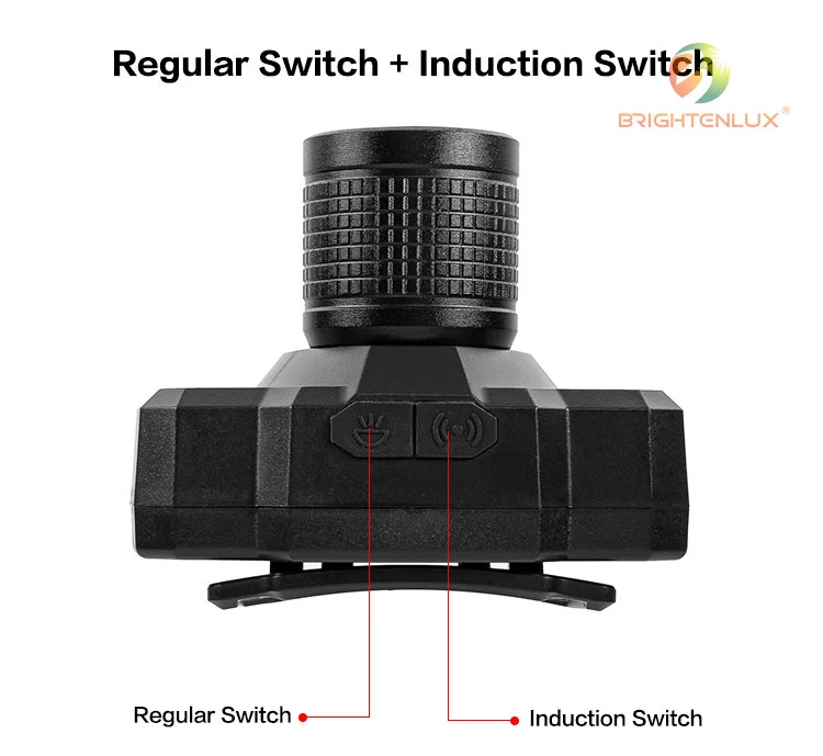 Brightenlux Portable Emergency Rechargeable Smart Induction Sensor LED Headlamp