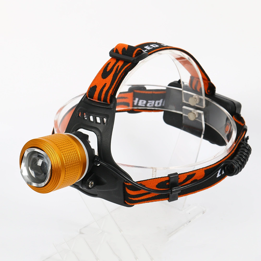 T6 5W Outdoor Rechargeable LED Headlamp for Camping, Hiking, Fishing, Hunting