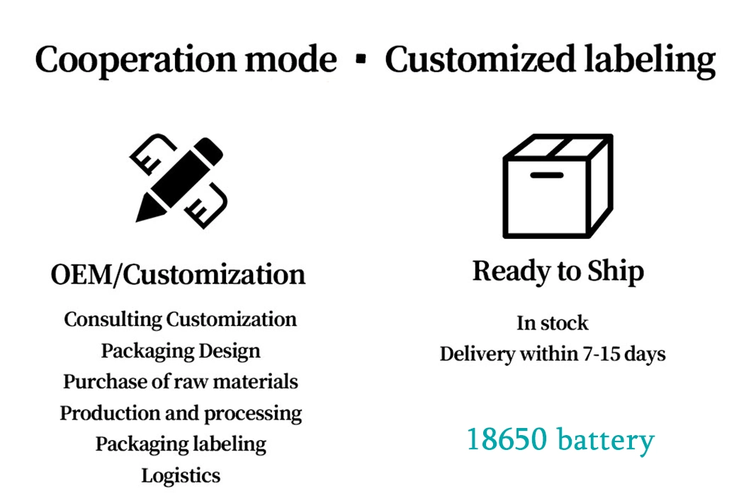 Rechargeable 18650 Lithium Battery Cells