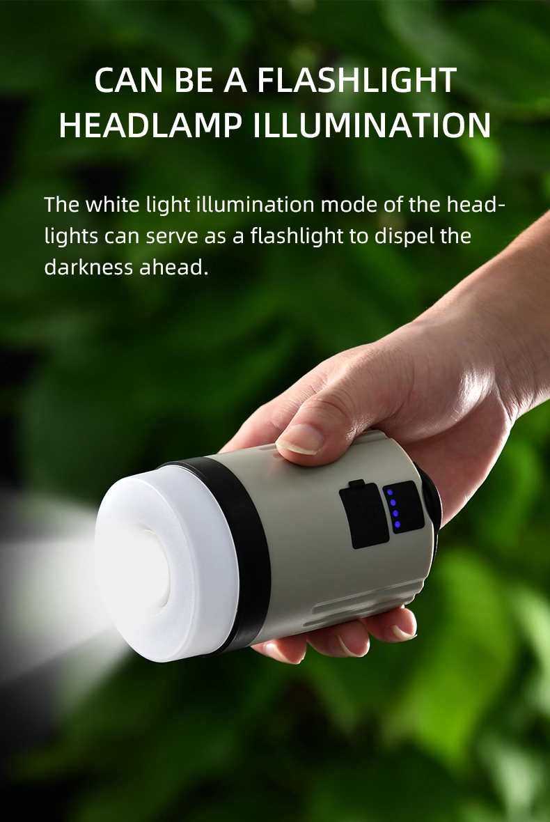 Multifunctional Outdoor Camping Atmosphere Light Integrated Design Waterproof Flashlight Camping Light