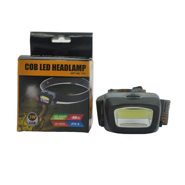 ABS Plastic 3W COB LED Headlamp