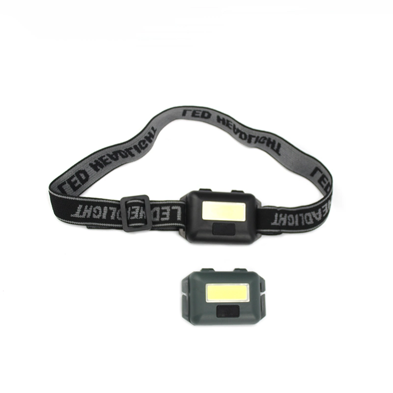 3 AAA Dry Battery Plastic LED Torch Headlamp