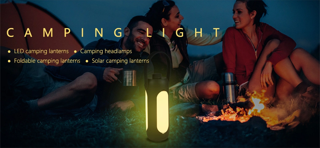 Foldable LED USB Rechargeable Light Collapsible Camping Light