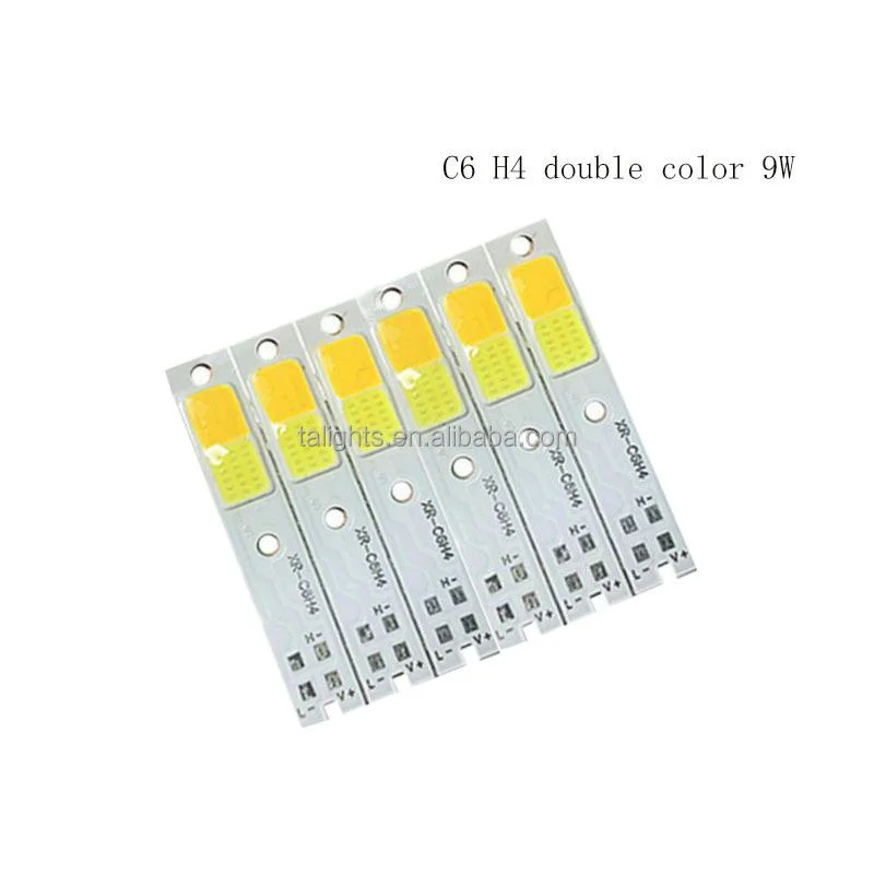 Rzxled H1 H3 H4 H7 H11 9004 9005 9006 9012 880 White Dual Color Three Colors for Colors LED Headlight COB