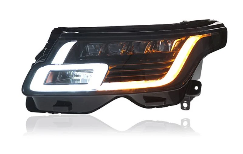 Car Headlamp for Land Rover 2014 2015 2016 2017 with LED DRL Dynamic Turning Head Lights Car LED Headlights