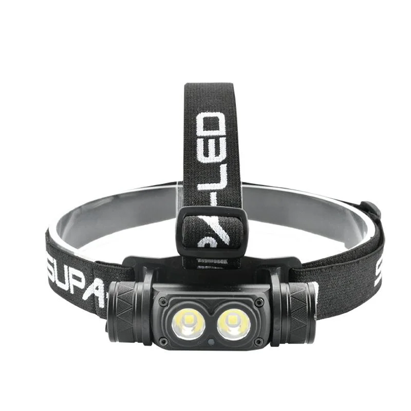 Brightenlux 2022 New Style Lightweight Type-C USB Rechargeable COB LED Headlamp, IP65 Waterproof Portable lamp Frontale COB LED